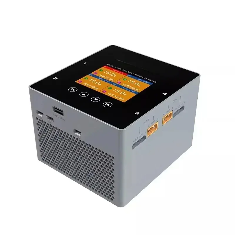 HOTA F6+ AC/DC AC500W DC250Wx4 15Ax4 Smart Balance Charger for Lipo LiIon NiMH Battery thumbnail 2