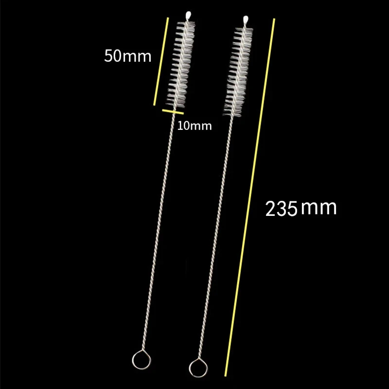 20/1 pz spazzola per la pulizia della paglia in acciaio inox bottiglia per tazza del bambino speciale manico lungo spazzole di paglia multiuso strumento per la pulizia della casa