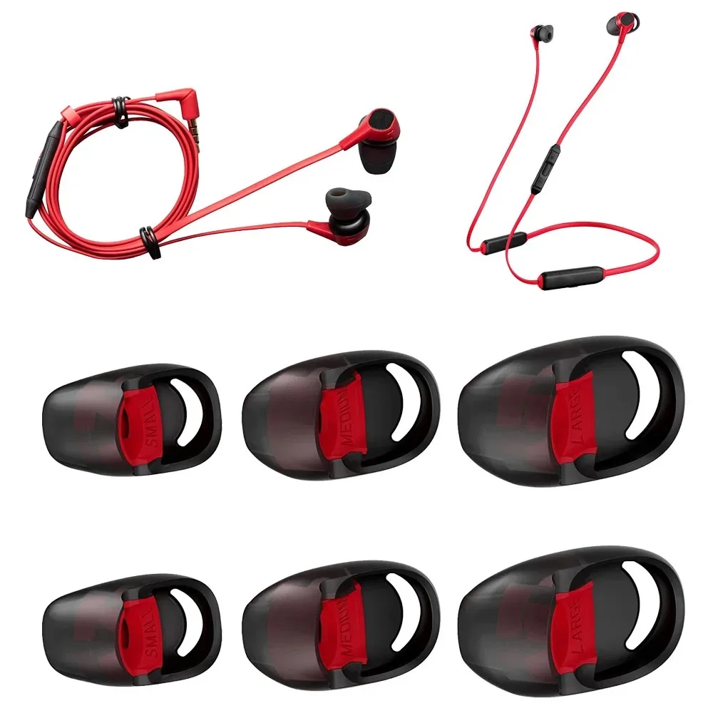 Silicone Eartips Earbud for Kingston HyperX Cloud Buds / Wireless Headphones Replacement Ear Tips Buds Earbuds