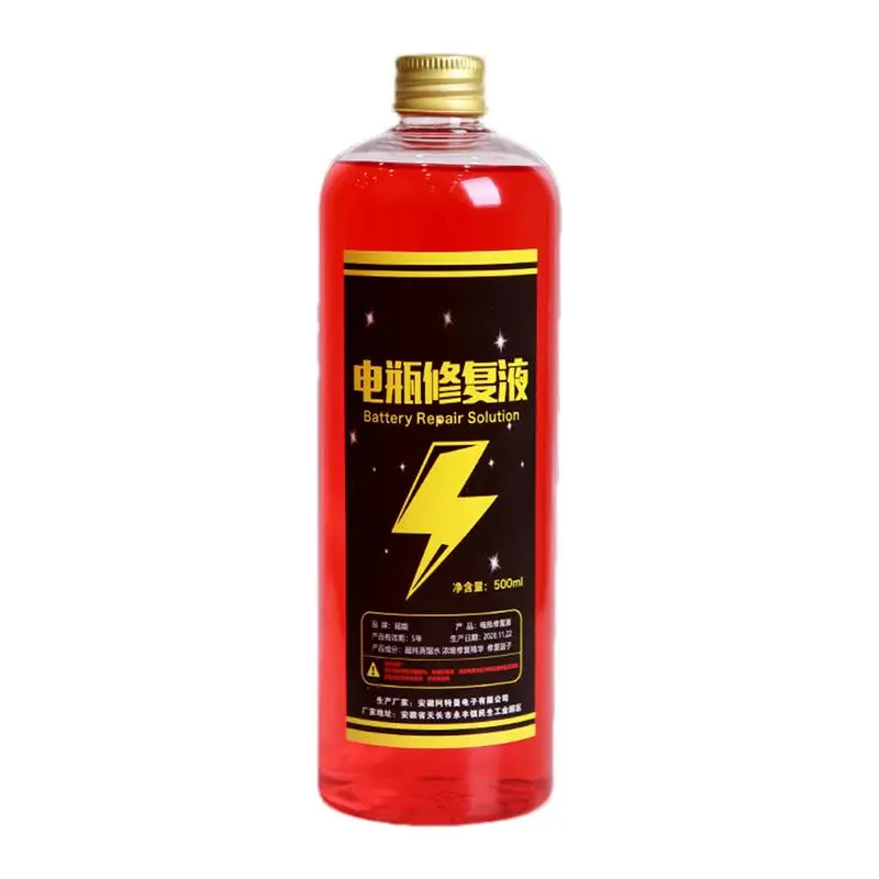 thumbnail image 1 of Esencia reparadora de baterías de 500 ml, solución de recarga segura concentrada para restaurar baterías de automóvil, aditivo para baterías de automóvil, accesorios para vehículos, 1 of 4