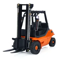 1/14 RC Forklift Metal Hydraulic Wheeled Transfer Car with Sound Light System I6S Construction RC Toys Vehicles Model Gift Model 2