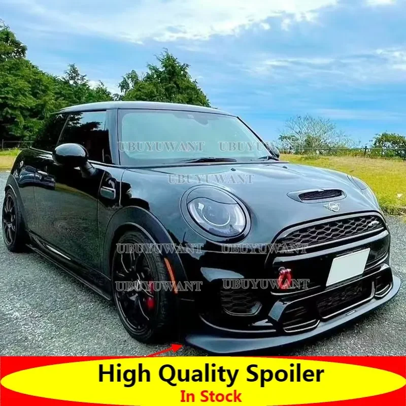 

Для F56 Mini Cooper S DAG комплект кузова автомобиля спойлер утка защита губ крышка карбоновый передний бампер разветвитель губ (только передний бампер JCW)
