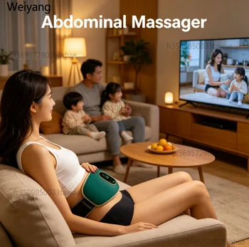 Home Body Care Electric Belly Massager Abdominal Slimming Belt Fat Burning Shaping Anti-Cellulite Device for Ladies