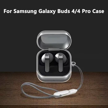 Custodia trasparente per auricolari Samsung Galaxy Buds 4 Pro, cover protettiva morbida in TPU trasparente per Galaxy Buds 4