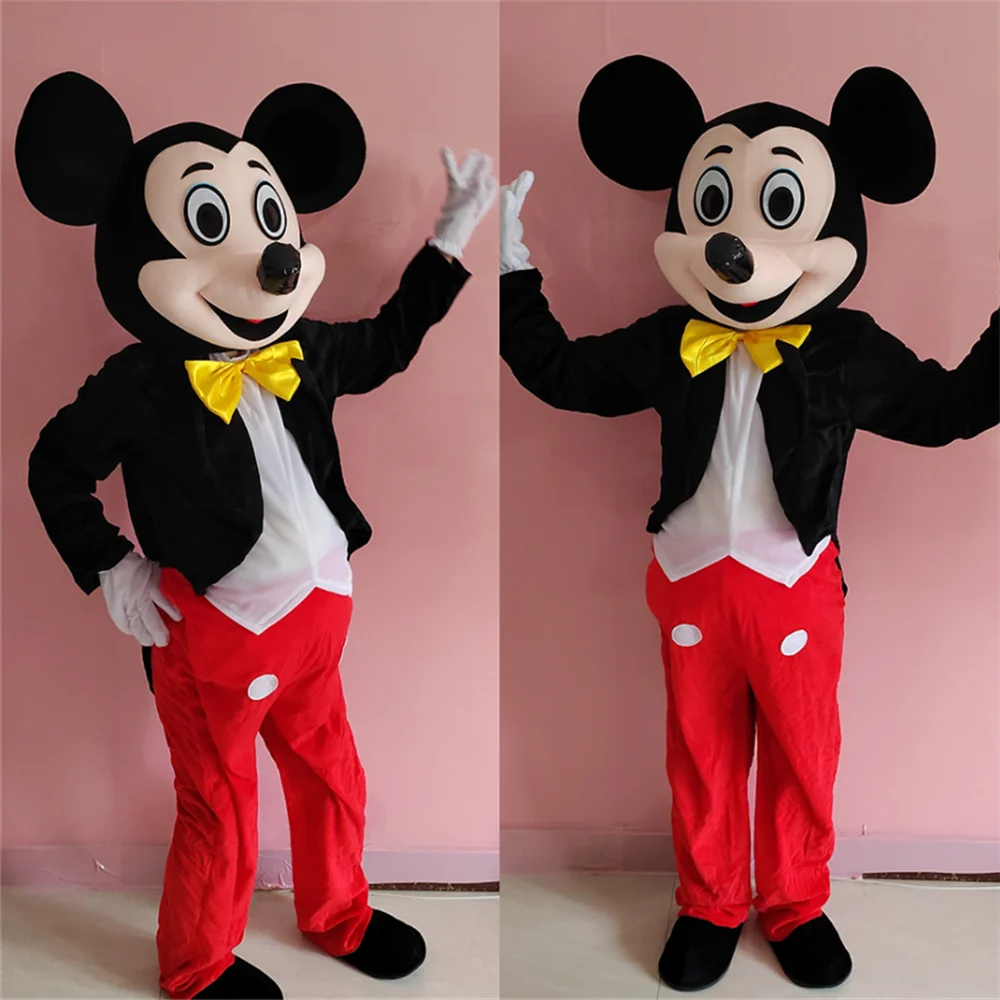 Disney disfraz de Mickey Mouse para hombres y mujeres adultos, traje de  Mascota de Winnie the Pooh, conejo de pascua, fiesta de Navidad, Cosplay de  Halloween, cumpleaños| | - AliExpress