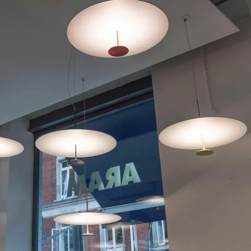 Minimalist Pendant Lights Gold Black Suspension Luminaire Hanging Lamp for Living Room Ring Lights