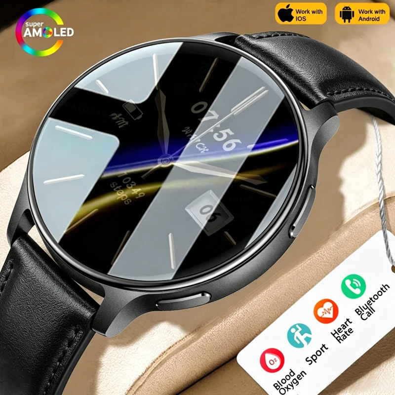 2026 새로운 초박형 건강 모니터링 450mAh 스마트워치 여성용 1.32인치 HD 대형 화면 스포츠 LED 손전등 스마트워치 남성용