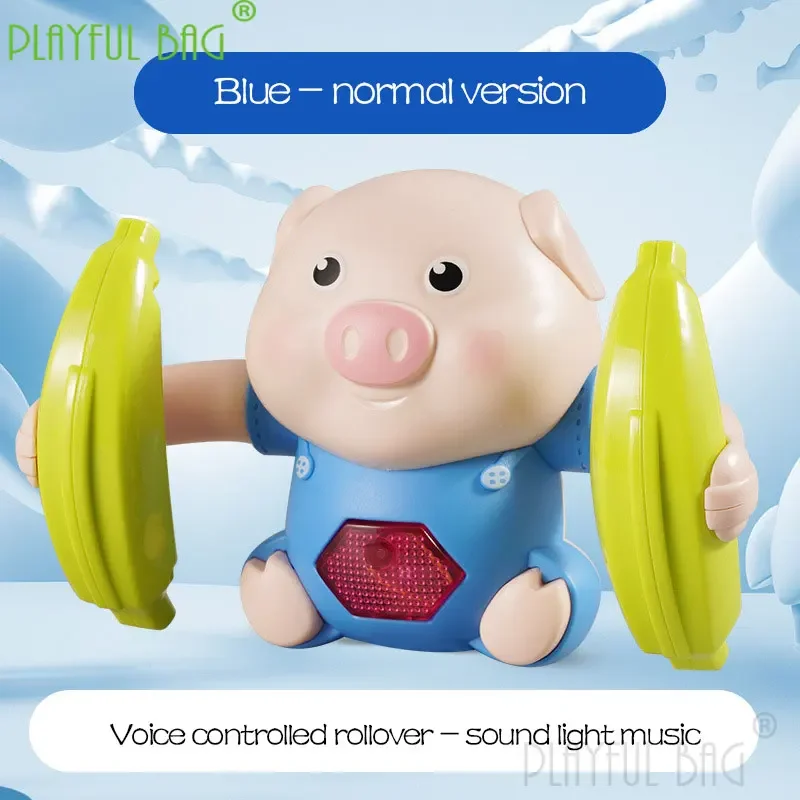 Interactive Electric Pig Dump Truck Music Voice Talking Toy for Kids Pools Water Activities Bath Time Fun Perfect for Toddlers 2