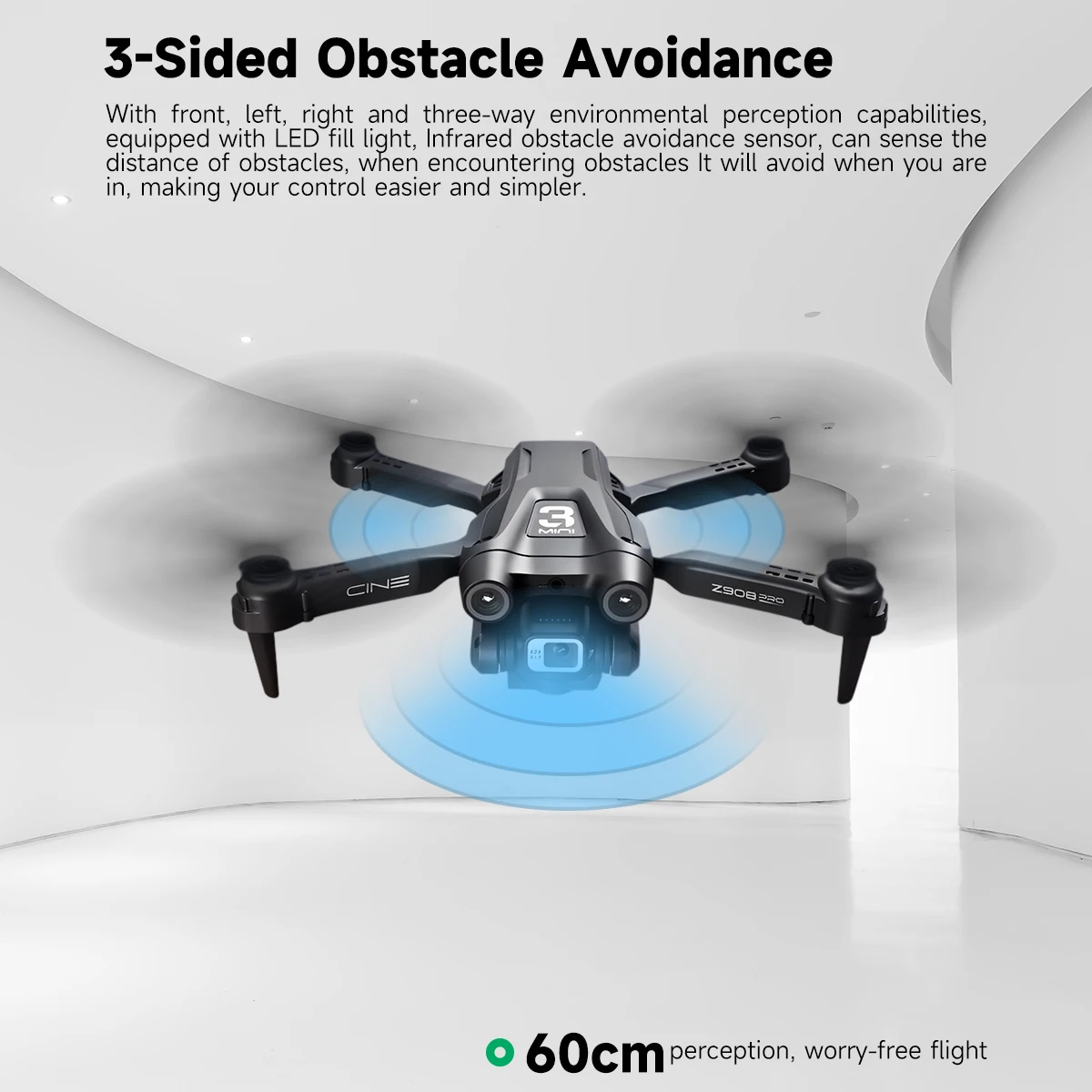 Z908 Pro / Max Mini Drone 4k Profesional Helicopter RC Quadcopter 4K Camera Drones RC Dron Obstacle Avoidance Drone With Camera