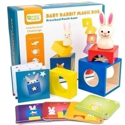 children's Montessori Educational Wooden Toys Variety Castle Animal Creative Building Blocks Smart games Puzzle Matching Toys 2