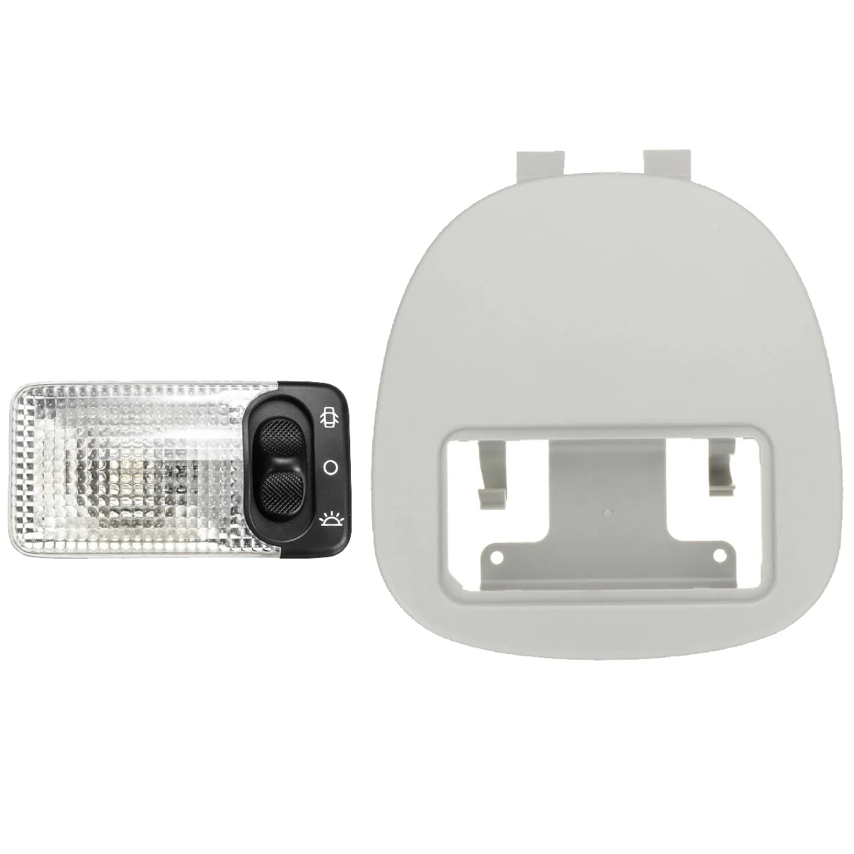 2 Pz/Set Car Interior Roof Light E Copertura Della Luce Di Lettura Per Citroen C1 C2 C3 Peugeot 206 Cc 207 6362K9 9625049077