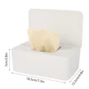 Dustproof Wet Tissue Box with Lid Portable Baby Nappy Wet Tissue Organiser Home Car Office Tissue Organiser Wipes Dispenser 6