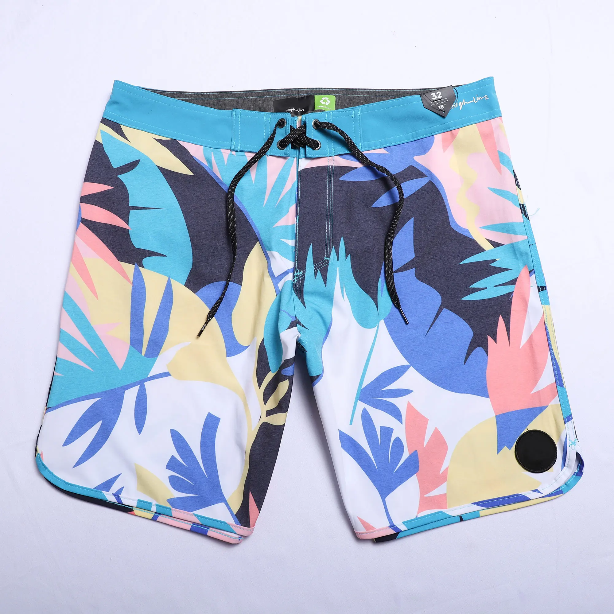 Men's Shorts Water Repellency Quick Dry 4-WAY Stretch Bermuda Beach Shorts GYM Swimwear Pants Beach Trunks