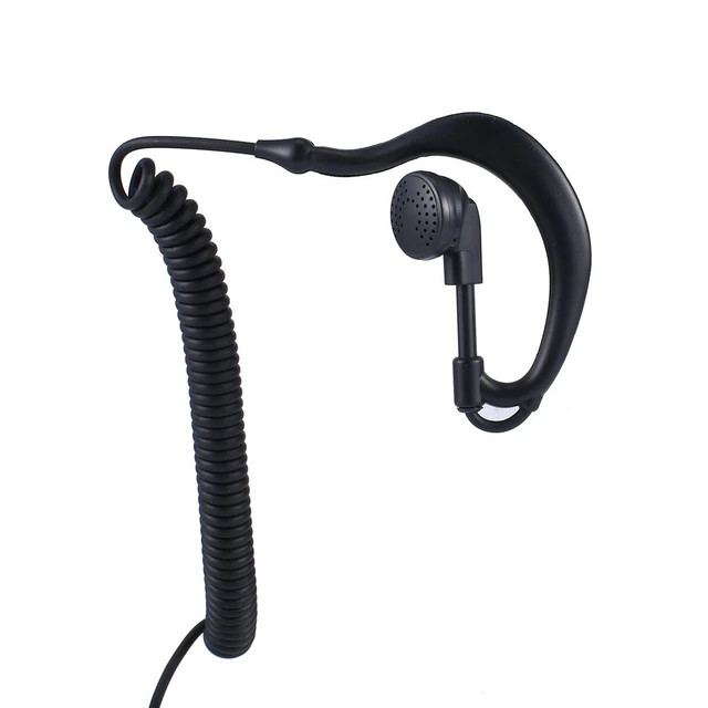 G Shape Soft Ear Hook Earpiece Headset 3.5mm Plug Ear Hook For
