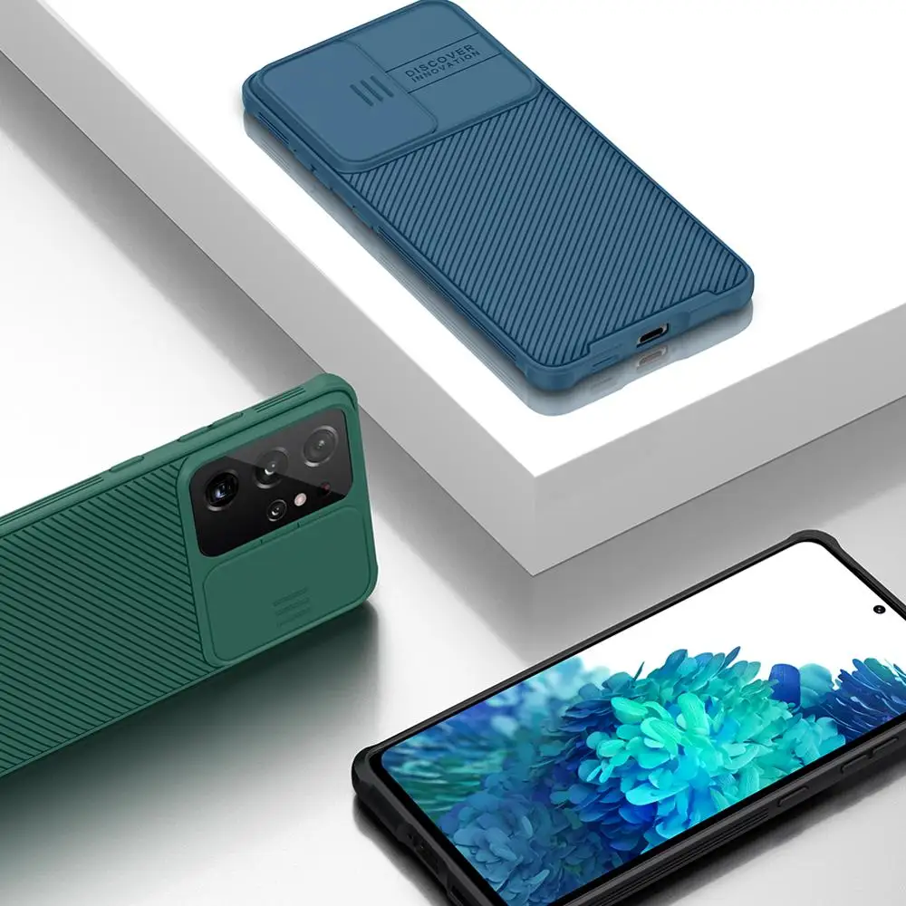 삼성 갤럭시 S21 울트라/S21 플러스/S21 FE/S21 케이스용 Nillkin CamShield 슬라이드 카메라 렌즈 커버 삼성 S21 울트라 케이스용