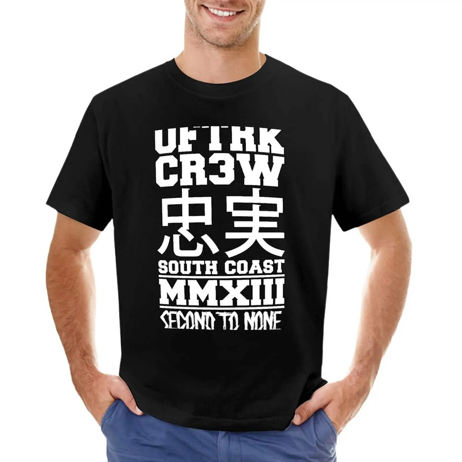 

OFTRK CR3W T-Shirt plus size tops vintage clothes mens t shirts casual stylish