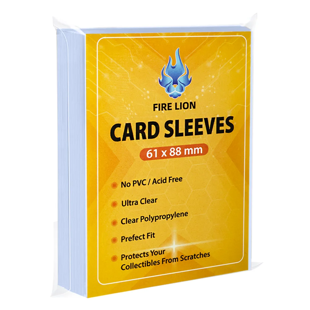 100 PCS 61X88 64x89mm Two Sizes Of Inner Card Sleeves Perfect For YGO MGT Gaming Cards Soft And Transparent Card Protection