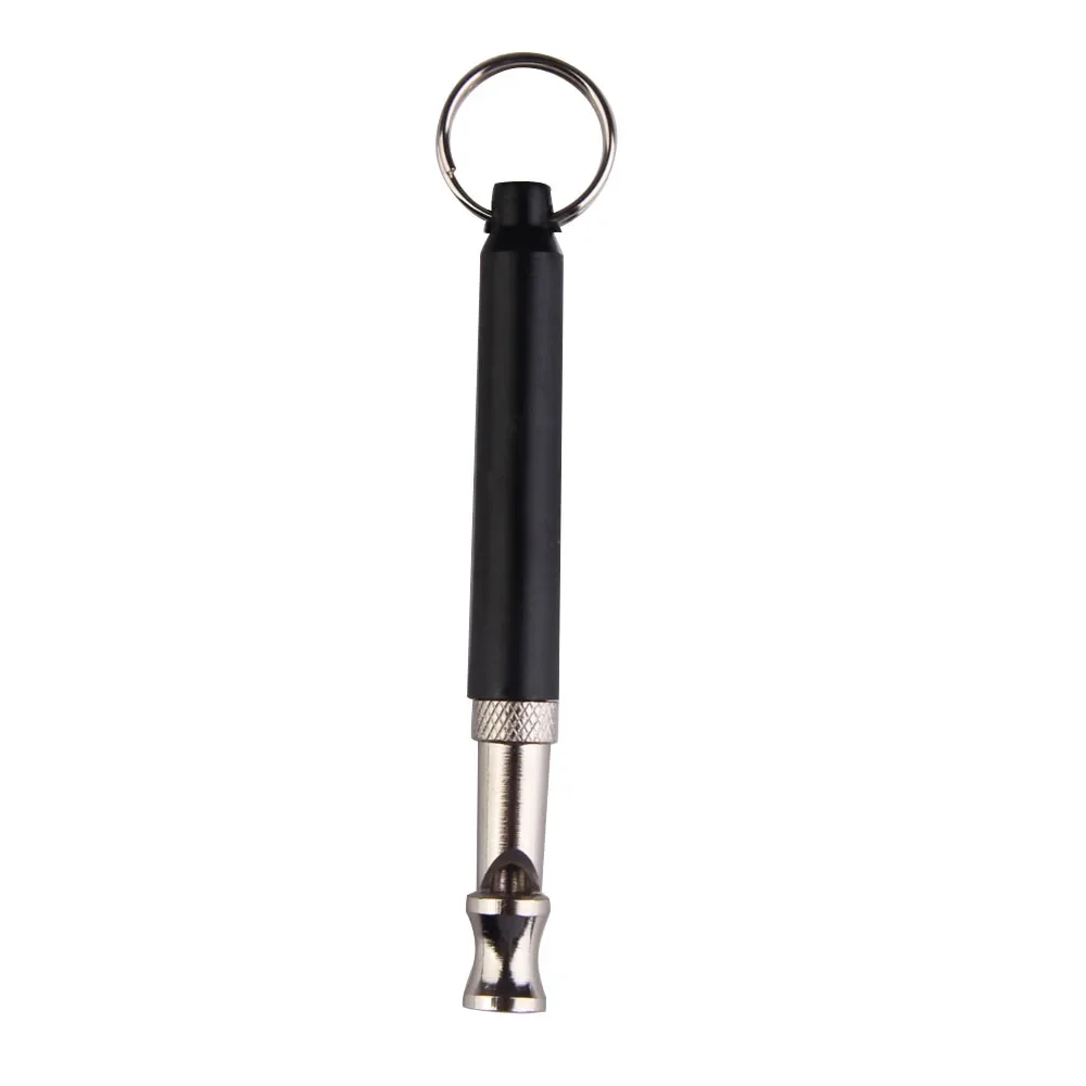 Ultrasonic Dog Trained Whistle Two-tone Copper Voice Control Stop Barking Tool Portable with Keyring Sound Toys Pet Accessories