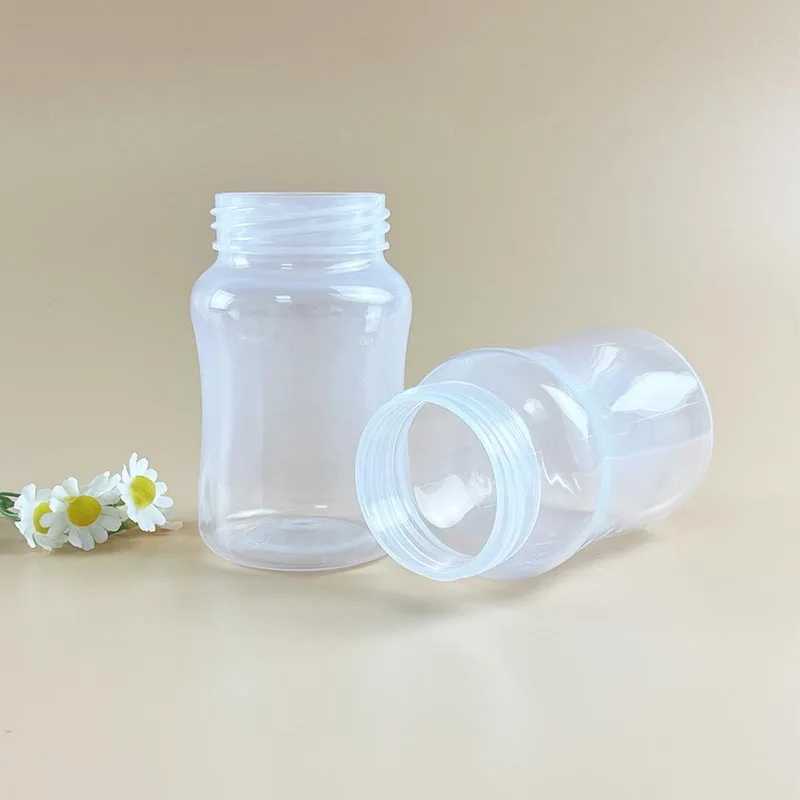 180ml Breast Milk Storage Bottle Wide Neck Infant Newborn Food Freezer Breast Milk Storage Bottle Compatible with Spectra