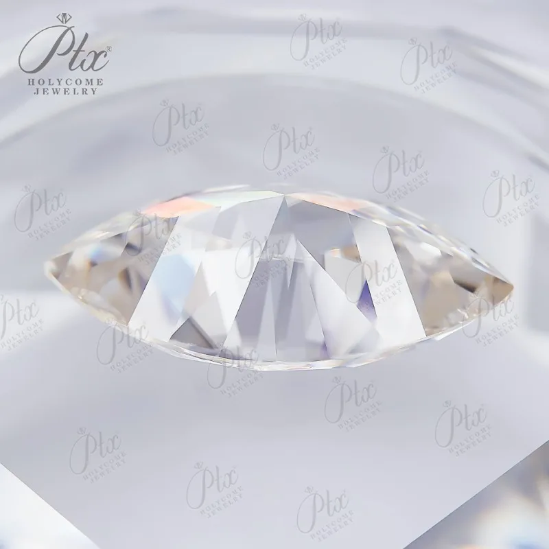 0,05-10CT Moissanit-Stein Marquise D Farbe VVS1 mit GRA-Zertifikat DIY Ring Halskette Ohrringe Hauptmaterialien Perlen Charms Top – Detail 13