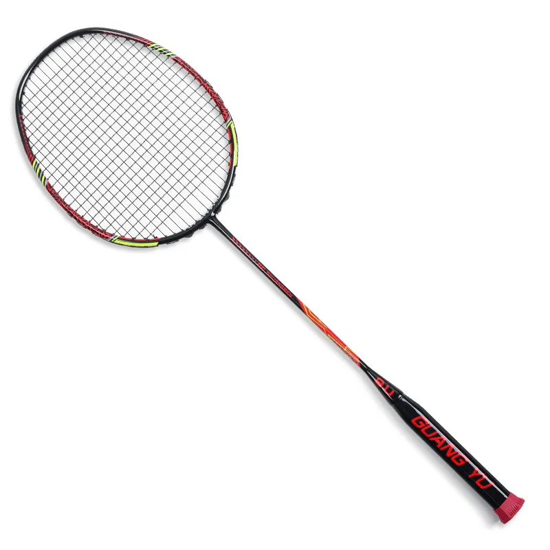 Badminton Racket 9U Carbon Professional Badminton Racket Ultralight 57G Speed Force 3032 LBS Free Strings Original Bag