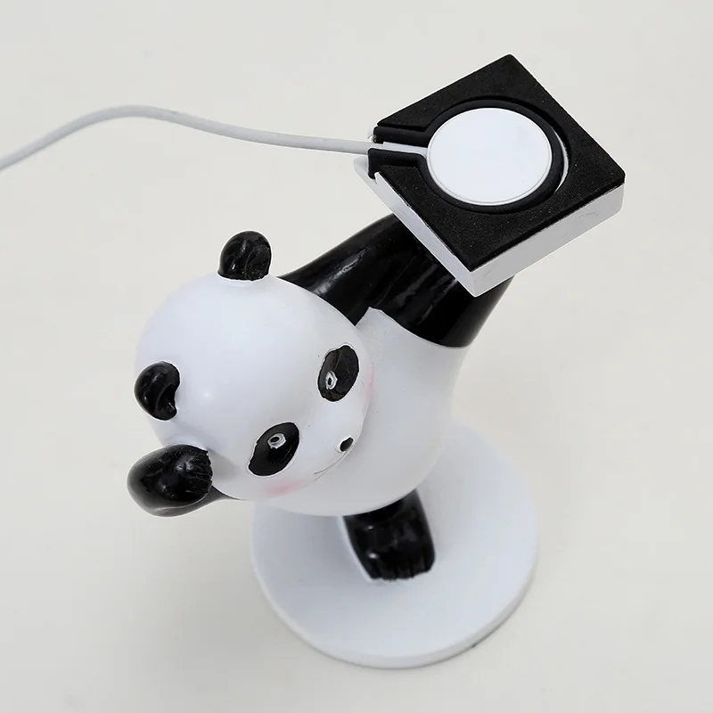 Cartoon Panda Watch Storage Rack Universal Watch Charging Stand Desktop Decoration Resin Crafts