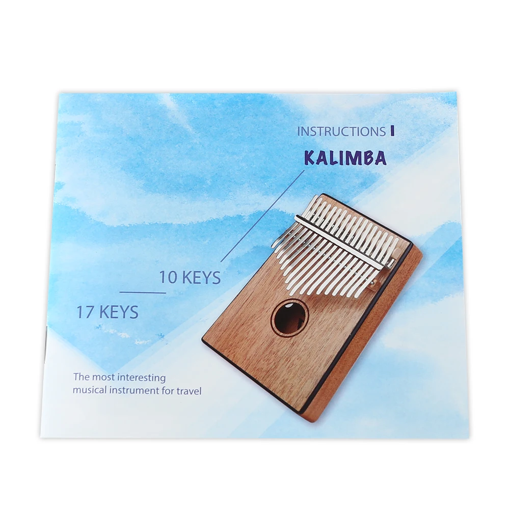 Musical Instrument Kalimba Thumb Piano Learning Book Instrument Guide Musical Enjoyable Instrument Supplies for Music Lover Beginners Kid