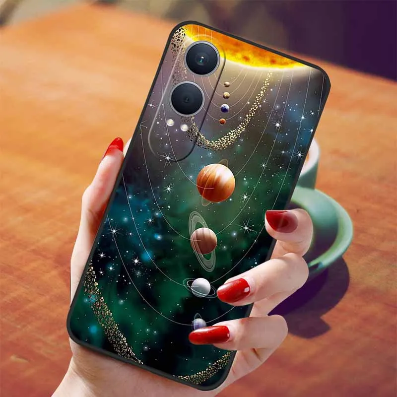 Oneplus Nord CE4 Lite Black TPU Silicone Soft Case with Wolf Design