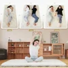 Japanese Floor Futon Mattress Traditional Cotton Shikibuton Foldable Roll Up Bed Queen 3