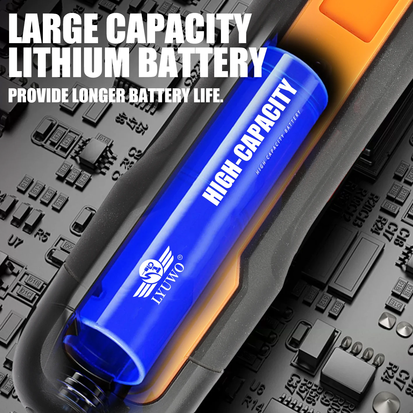LYUWO Mini Wireless Electric Screwdriver, Rechargeable 1300mah Power Drill Bit, Multifunctional Disassembly Torque Repair Tool 6