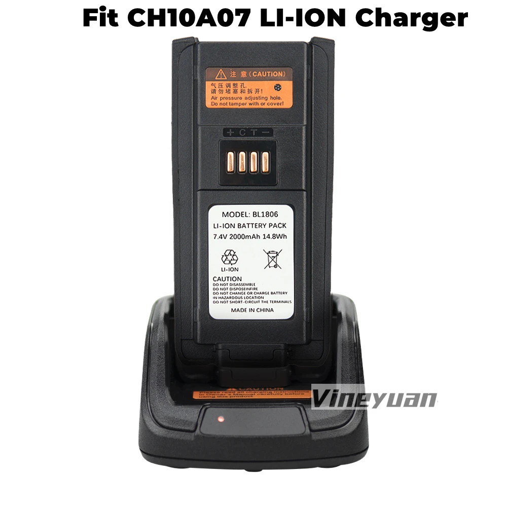 Batteria 7.4V 2000mAh Per Hytera PT580 - Ricambio BL1806/BL2505, Agli Ioni Di Litio - Foto 7