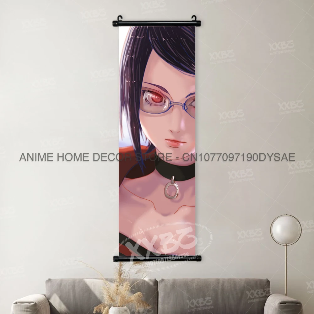 Anime Wall Art: Uchiha Itachi, Haruno Sakura, Shikamaru & Orochimaru Hanging Decor