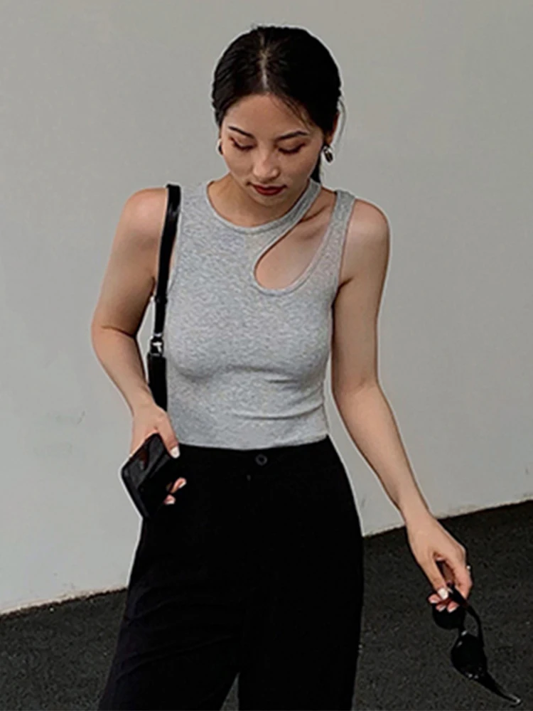 korean sleeveless top