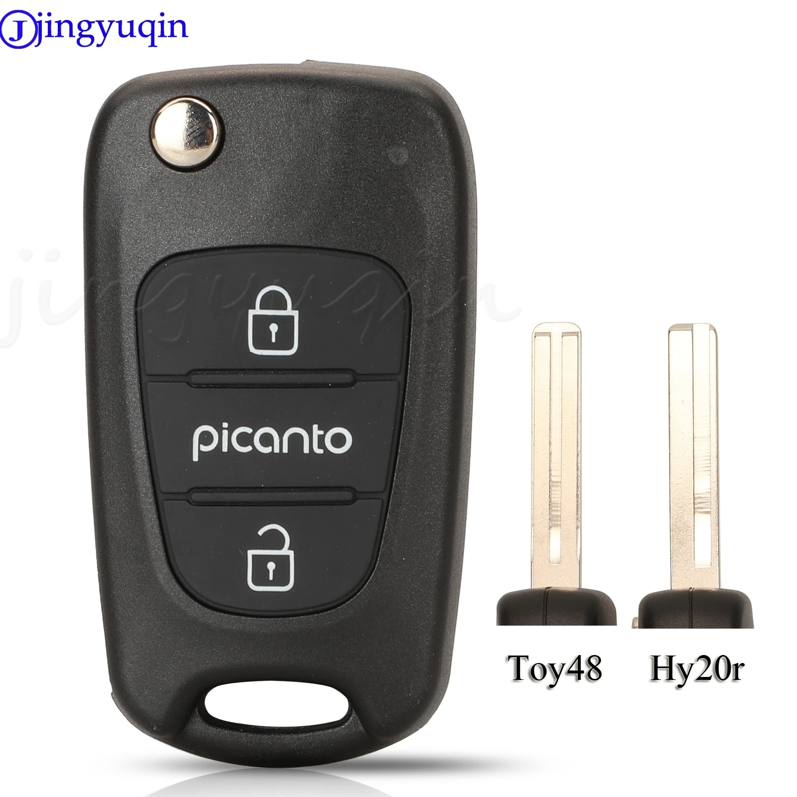 

Чехол для ключа автомобиля Jingyuqin, 3 кнопки, 10 шт.