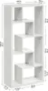 6-Shelf Industrial Bookshelf White Etagere Bookcase Tall Storage Display Bookshelf with Thicken Shelf 3