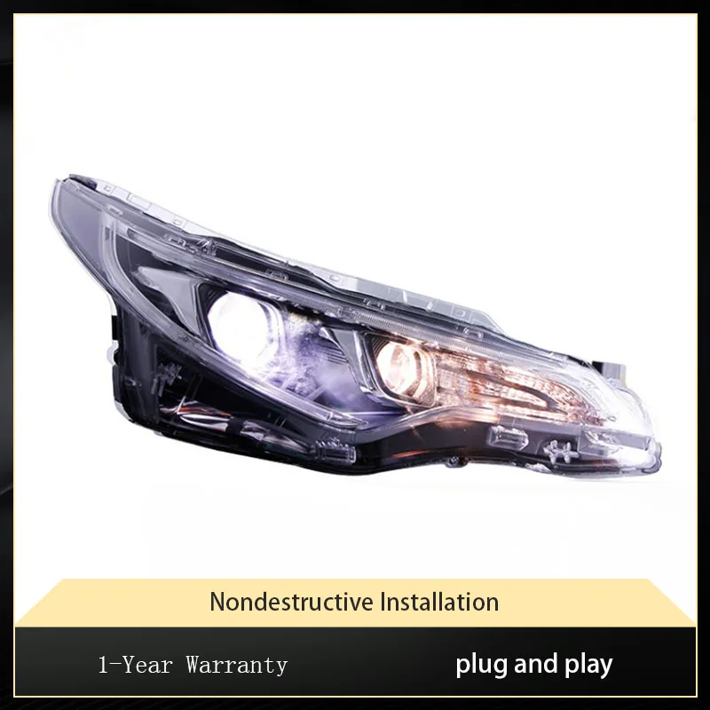 

Car Lights For Toyota Corolla 2014 2015 2016 Headlight Assembly Upgrade Superbright Dynamic LED Turn Signal Lamp Accessories