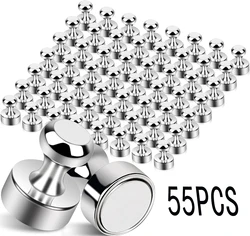 Set of 55 Small Rare Earth Refrigerator & Whiteboard Magnets (55pcs)