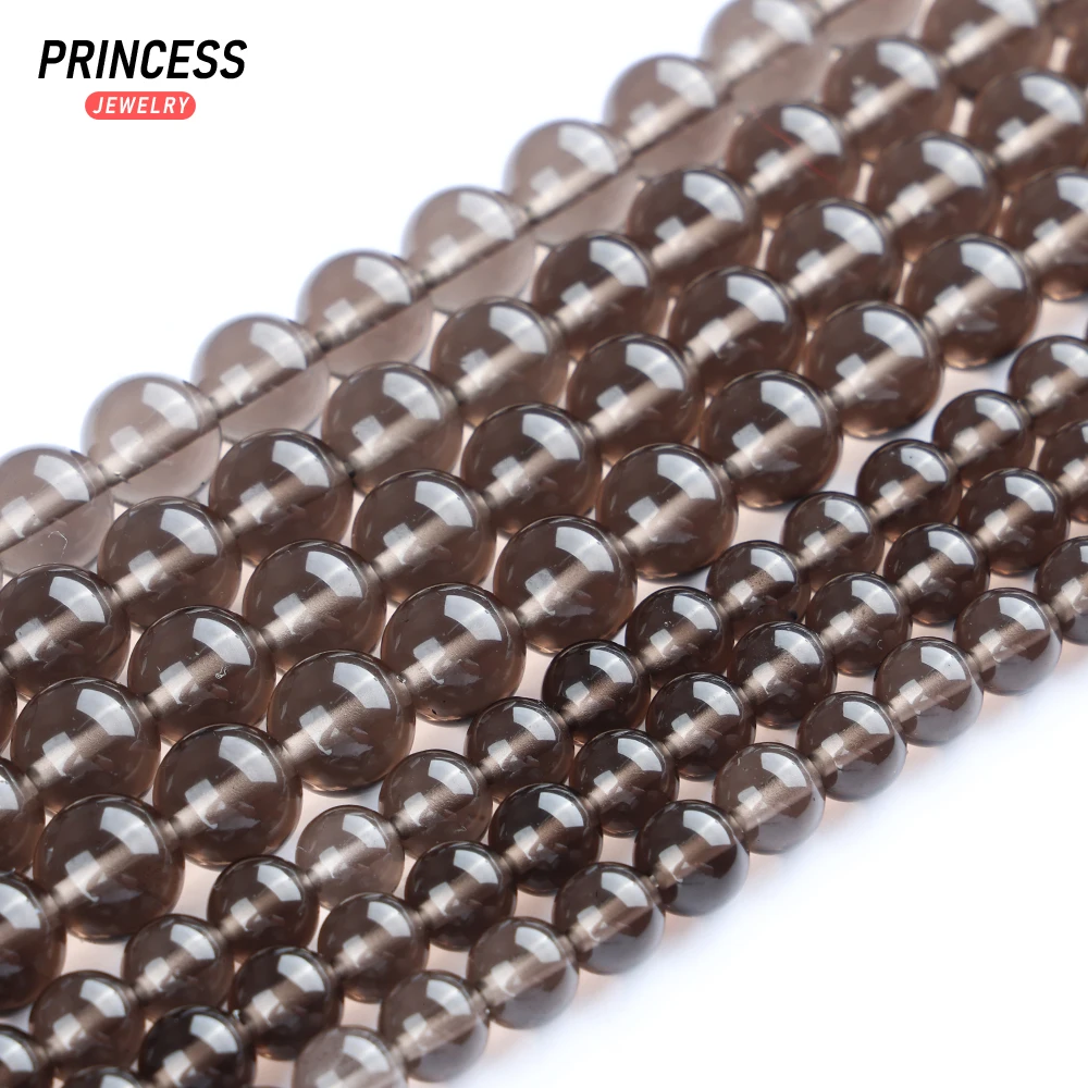 A+++ Natural Ice Obsidian Loose Stone Beads for Jewelry Making Bracelets Necklace Earrings DIY Accessories Wholesale 6 8 10 mm