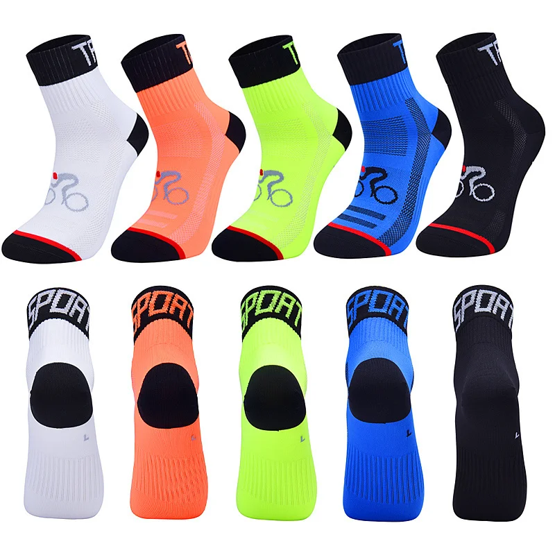 

Outdoor Cycling Socks New Men Women Basketball 2023 Sock Breathable Protect Feet Wicking Bike Running Football Sport Sock