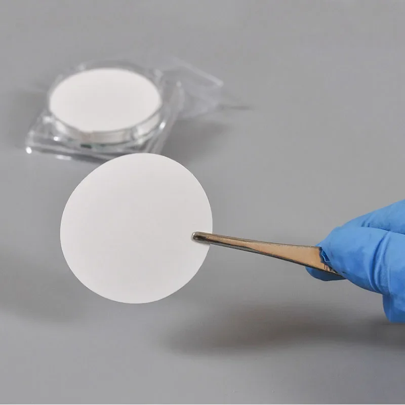 PES 멤브레인 페이퍼 필터 깔때기 멤브레인, 로트당 50 개, 47mm, 50mm, 0.22um, 0.45um