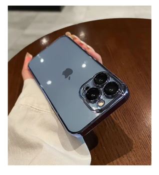 Luxury Electroplated Protection Case For iPhone 11 12 13 14 15 Pro Max Xs XR Max 7 8 Plus Mini SE2020 Soft Transparent Cover - Image 4