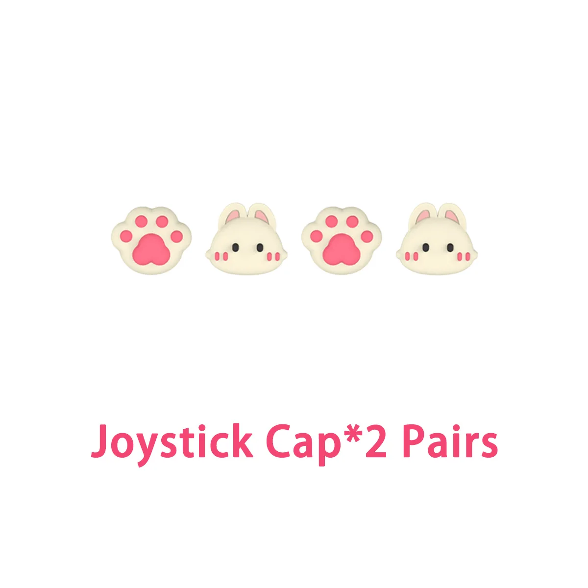 Adorable Bunny Protective Case with Shockproof Silicone Handle & Removable Back Cover Plus Storage Bag