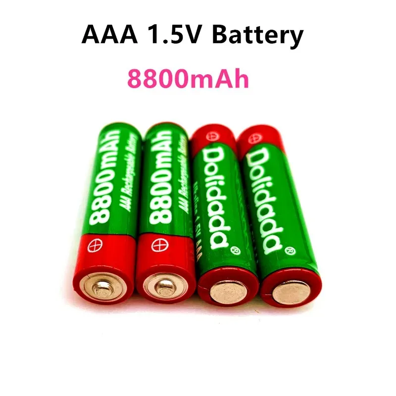 Alkaline 1.5V AAA Rechargeable Batteries, Industrial Grade 1.5V 2-Pack for Remot