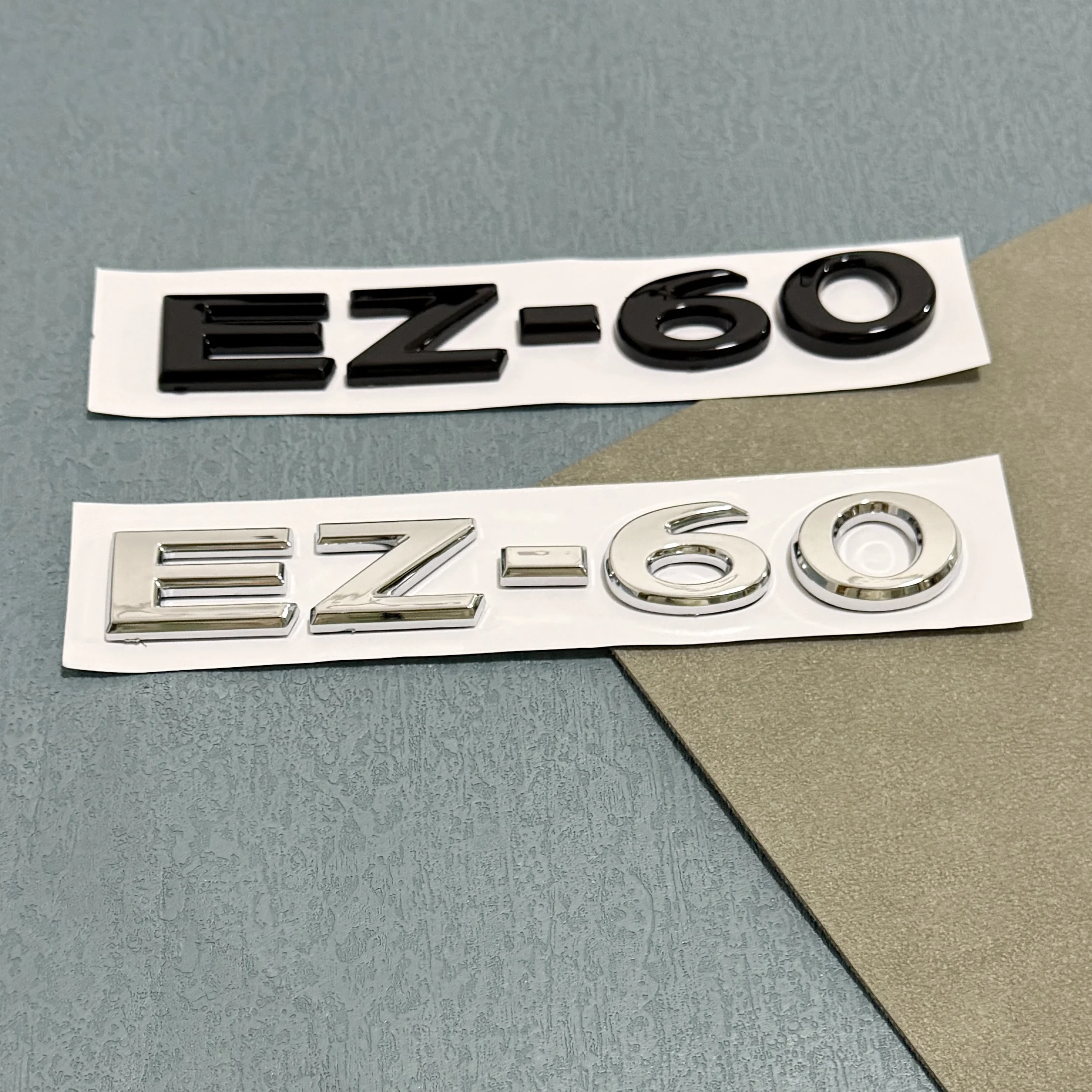 마쓰다 EZ-60용 ABS 자동차 차체 펜더 사이드 엠블럼, 리어 트렁크 배지 ..