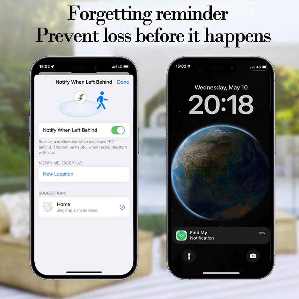 Mini Tracking Tag For IOS System Only With Apple Find My Anti-lost Device + Pet Dog Collar + Leash MFI Set Outdoor Waterproof