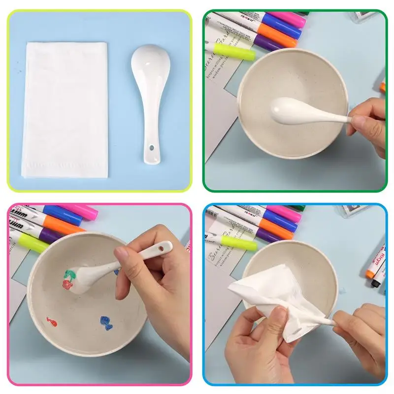 Paint Pen 6/8/12 Colors Magical Water Painting Spoon Whiteboard Markers for Kids Water Drawing Early Education