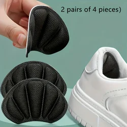 Premium Comfort Heel Pads - Universal Fit for Casual, Sandal, and Sports Footwear (Black 1pairs)