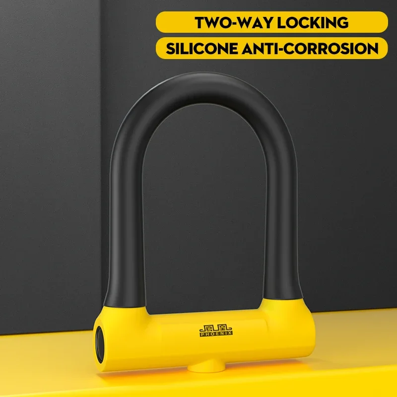 XUNTING Bicycle U-shaped Lock Safety Lock For Bicycle Accessories