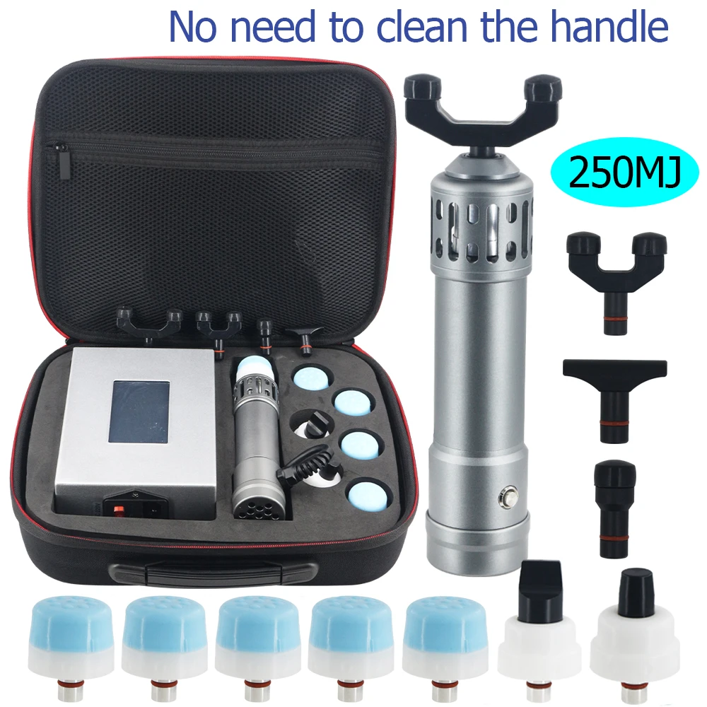 

Shockwave Therapy Machine 250MJ Home Use Body Relax Massager Professional Shockwave Instrument For Erectile Dysfunction Pain Rel