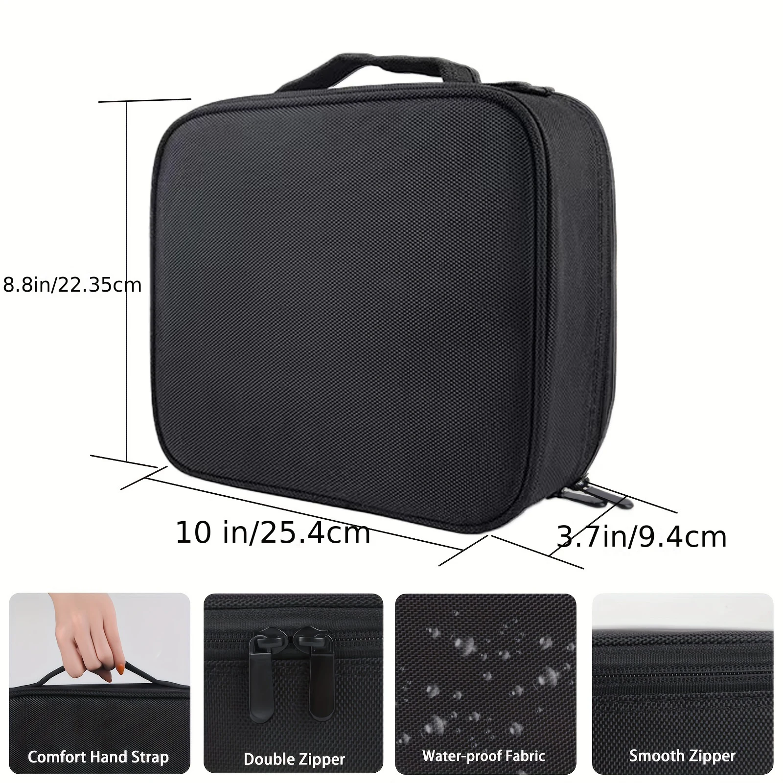 Adjustable Partition Travel Makeup Bag Portable Large Capacity Storage Box Wash Bag Multifunctional Organizer Bag